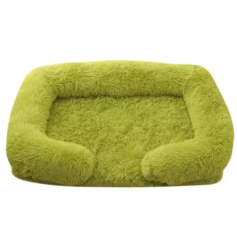 Plush Rectangular Pet Bed