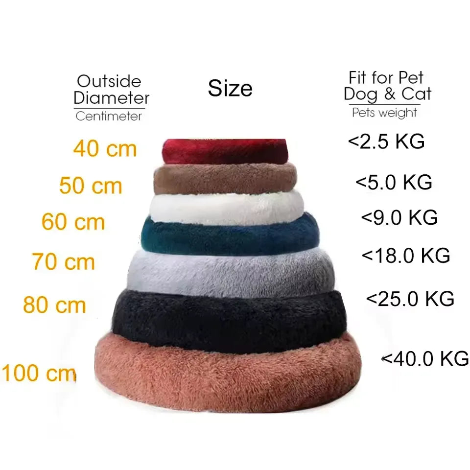 Donut Plush Pet Bed