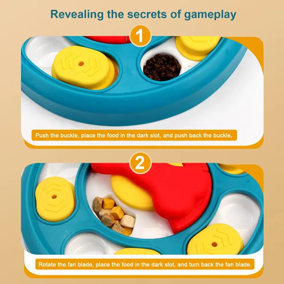 Interactive Slow Feeder Puzzle Toy