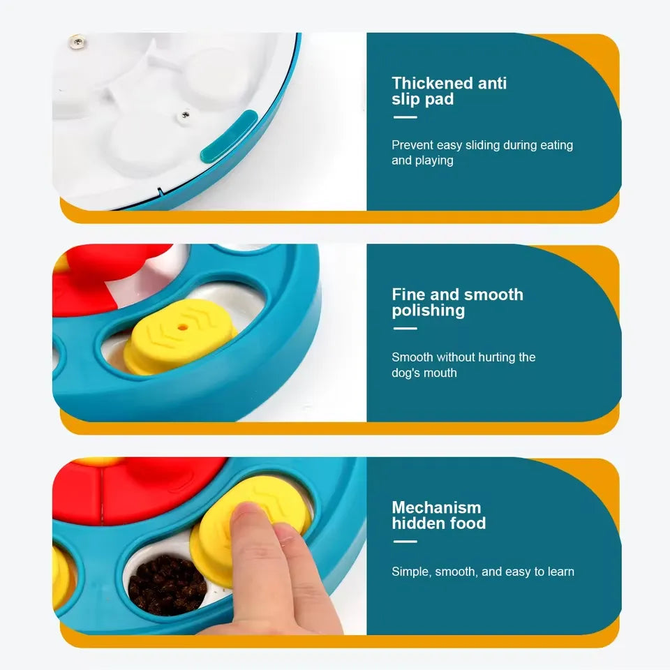 Interactive Slow Feeder Puzzle Toy