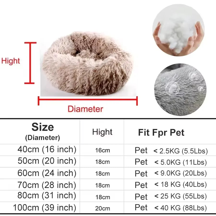 Donut Plush Pet Bed