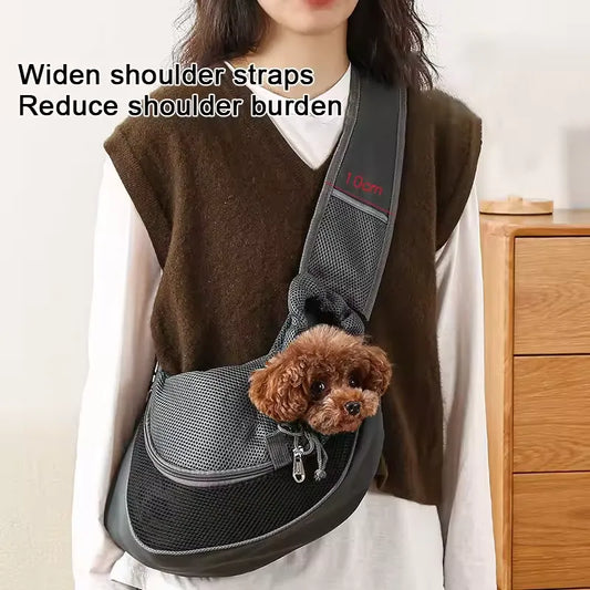 Pet Sling Carrier Crossbody Travel Bag