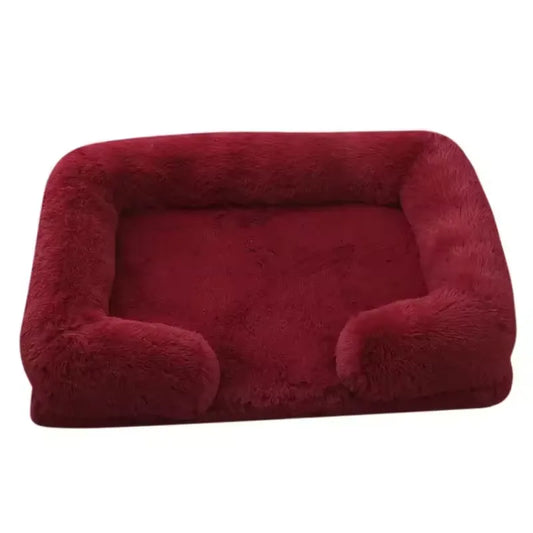 Plush Rectangular Pet Bed