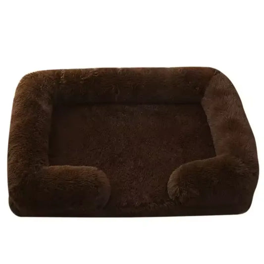 Plush Rectangular Pet Bed