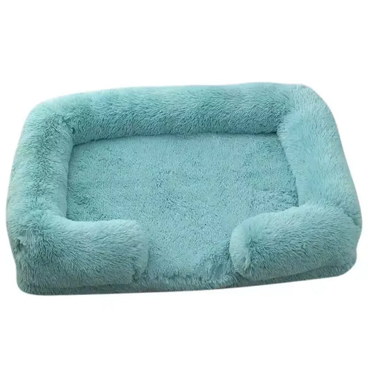 Plush Rectangular Pet Bed