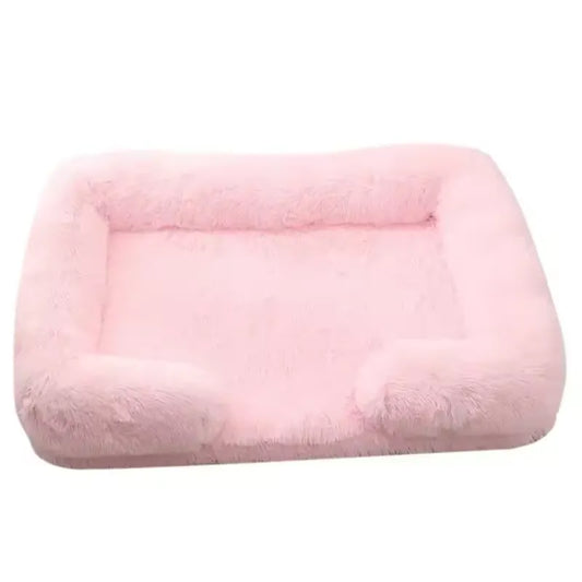 Plush Rectangular Pet Bed