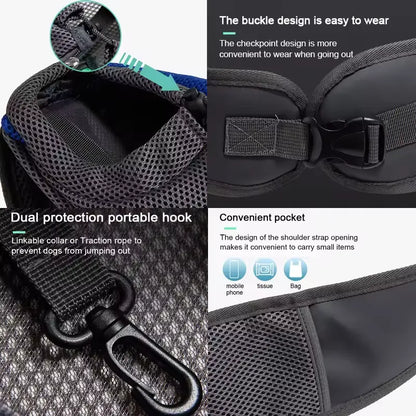 Pet Sling Carrier Crossbody Travel Bag
