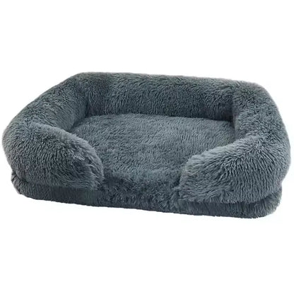 Plush Rectangular Pet Bed