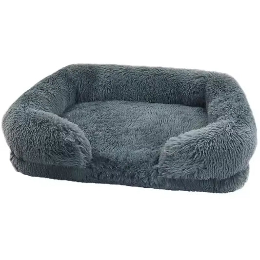 Plush Rectangular Pet Bed