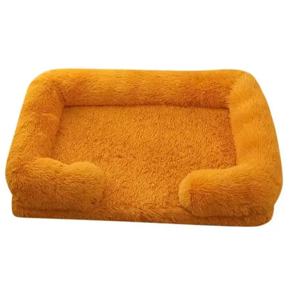Plush Rectangular Pet Bed